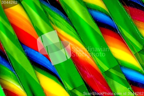 Image of painted candy canes