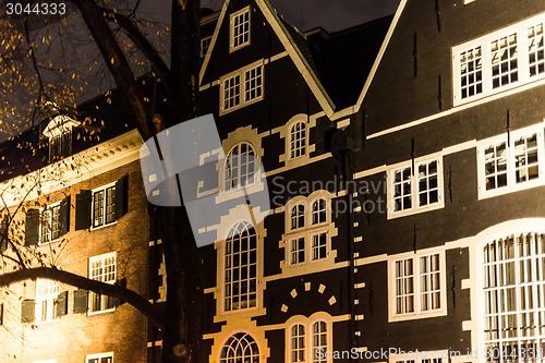 Image of Amsterdam Facades At Night