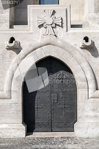 Image of Medieval door.
