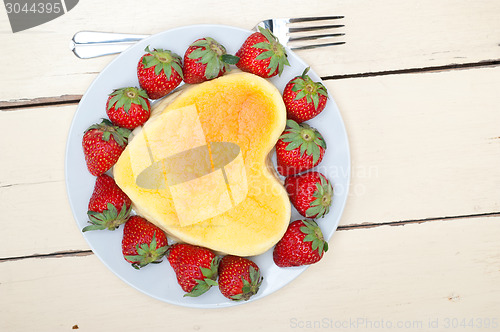 Image of heart cheesecake