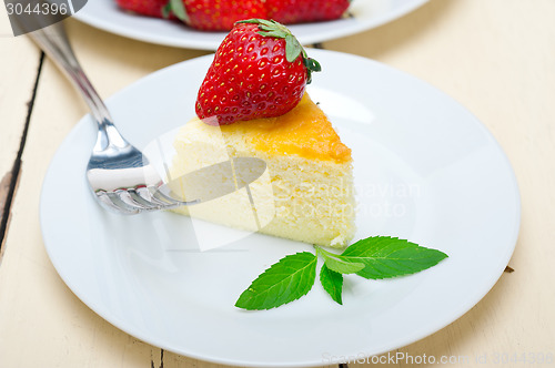 Image of heart cheesecake