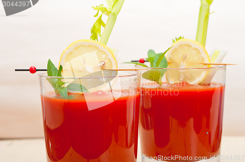 Image of fresh tomato juice