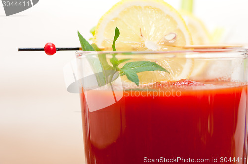 Image of fresh tomato juice