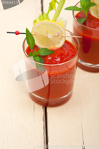 Image of fresh tomato juice