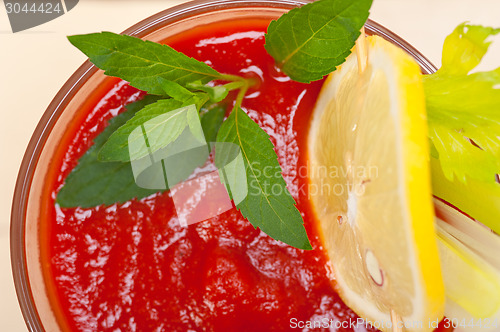 Image of fresh tomato juice