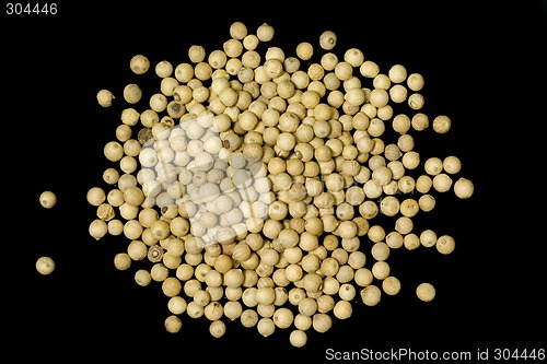 Image of Pile of white pepper

