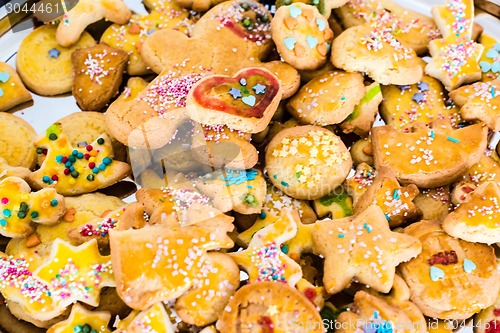 Image of childrens christmas cookies