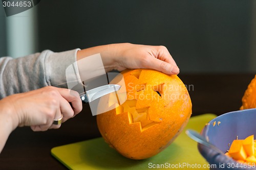 Image of Halloween pumpkins