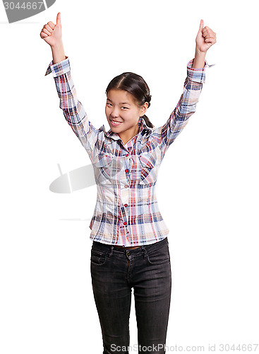 Image of Asian Girl With Well Done