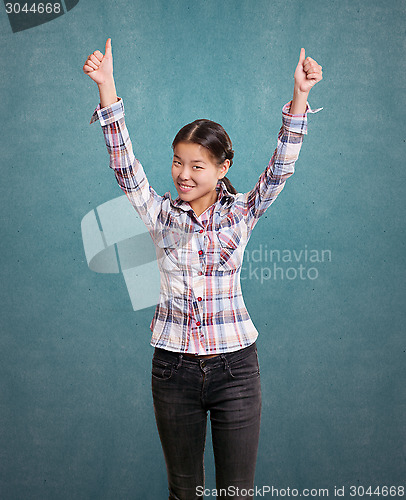 Image of Asian Girl With Well Done