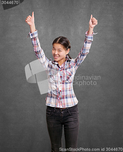 Image of Asian Girl With Well Done