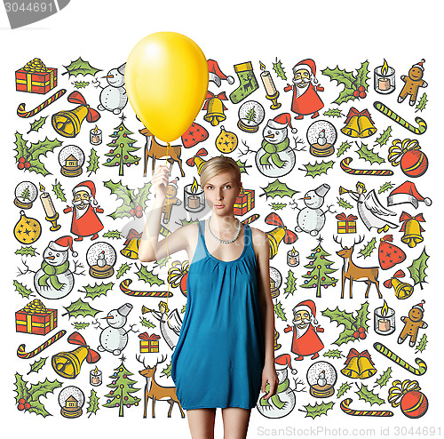 Image of Woman Looking For Christmas Gifts