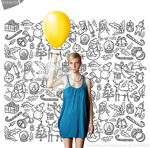 Image of Woman Looking For Christmas Gifts