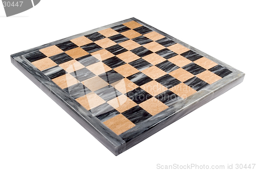 Image of Isolated marble chess board