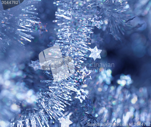 Image of Tinsel - Christmas decoration.