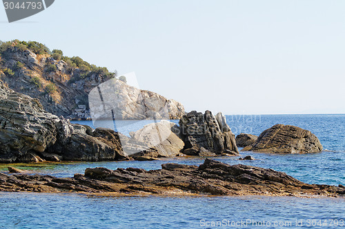 Image of Rock in the sea