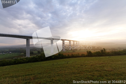 Image of Large highway viaduct ( Hungary)