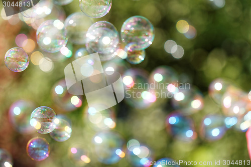 Image of Soap bubbles