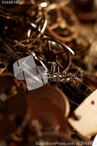 Image of Small parts of clock