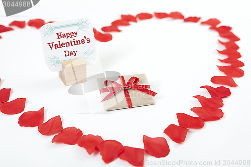 Image of valentines heart gift