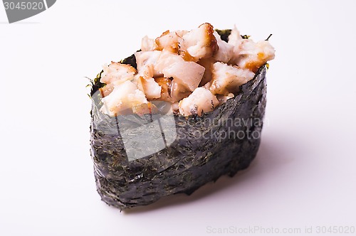 Image of eel gunkan sushi