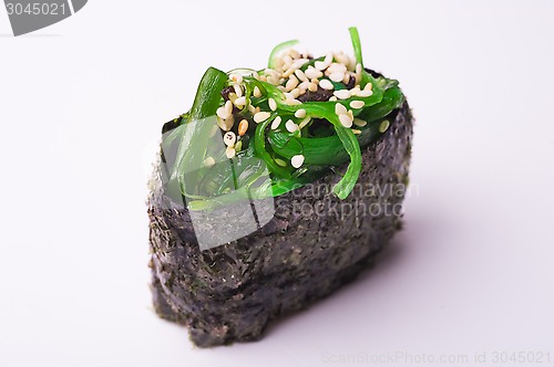Image of Close up of gunkan sushi