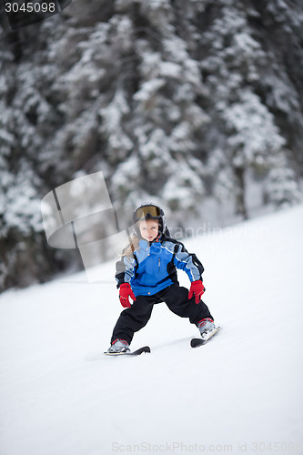 Image of Little ski girl
