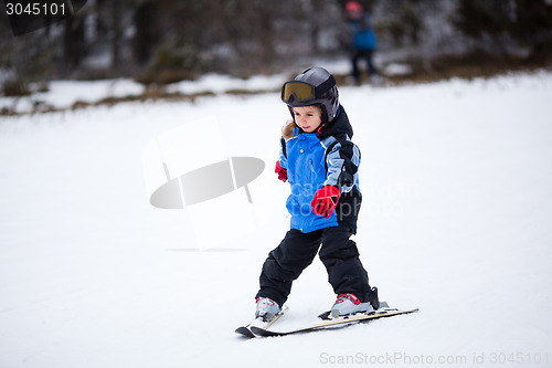 Image of Little skier