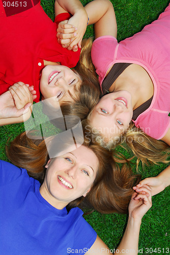 Image of Family relaxing
