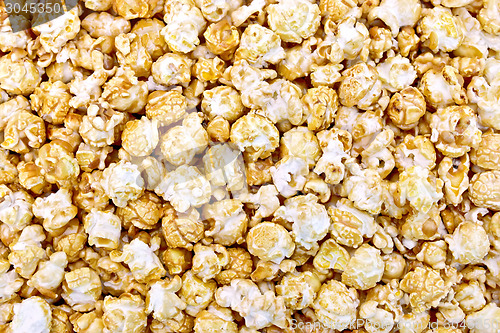 Image of Popcorn caramel texture