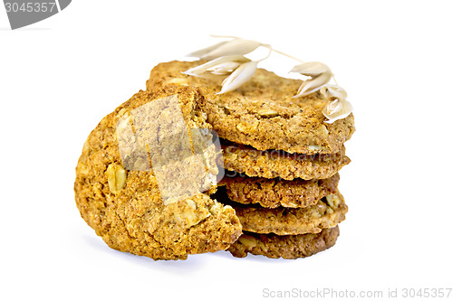 Image of Cookies oatmeal stack with spikelet