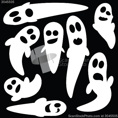 Image of set of ghosts