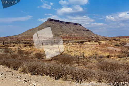 Image of panorama of fantrastic Namibia landscape