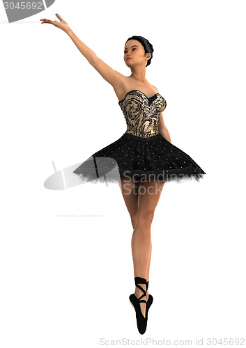 Image of Asian Female Ballet Dancer