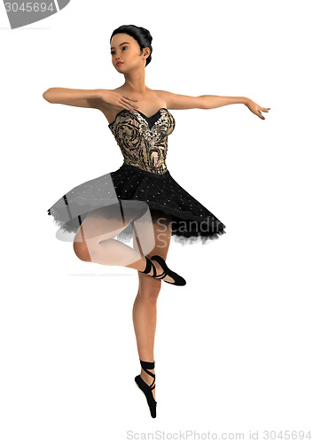 Image of Asian Female Ballet Dancer