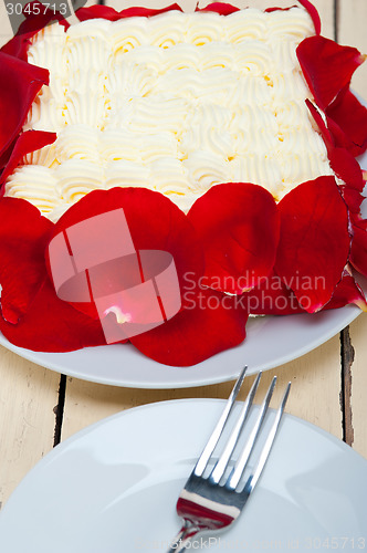 Image of whipped cream mango cake