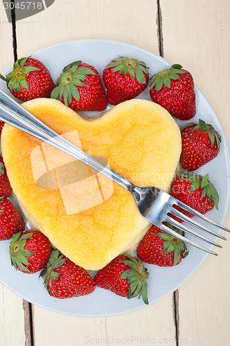 Image of heart cheesecake