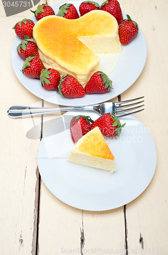 Image of heart cheesecake