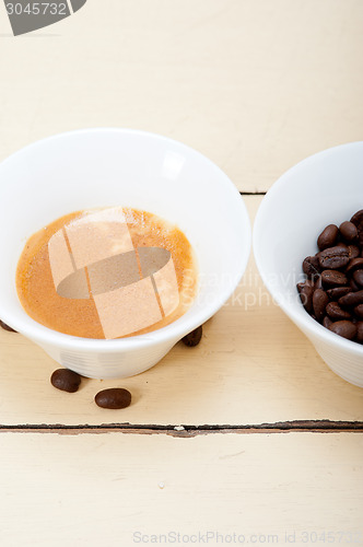 Image of espresso cofee and beans