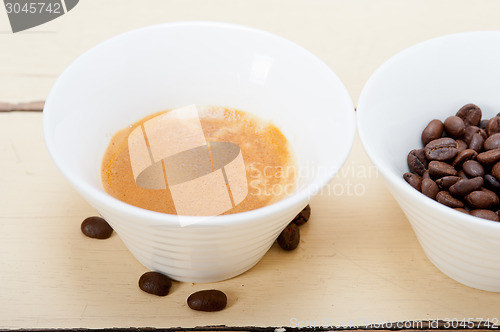 Image of espresso cofee and beans