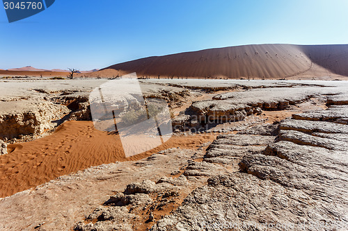 Image of Sossusvlei beautiful landscape of death valley