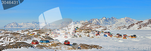 Image of Colorful houses in Greenland