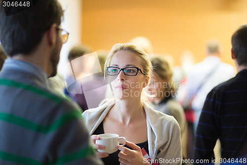 Image of Coffee break at business meeting.