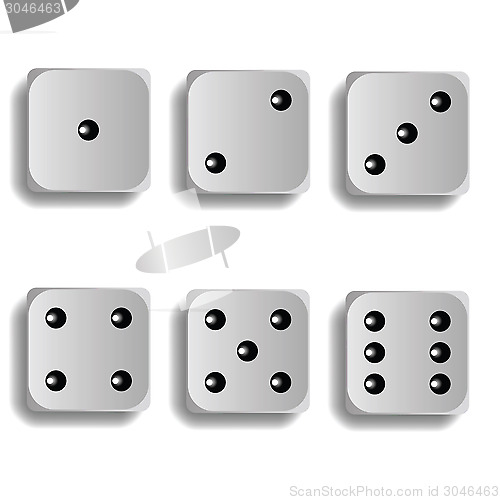 Image of dice for games