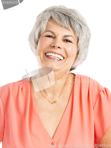 Image of Happy old woman