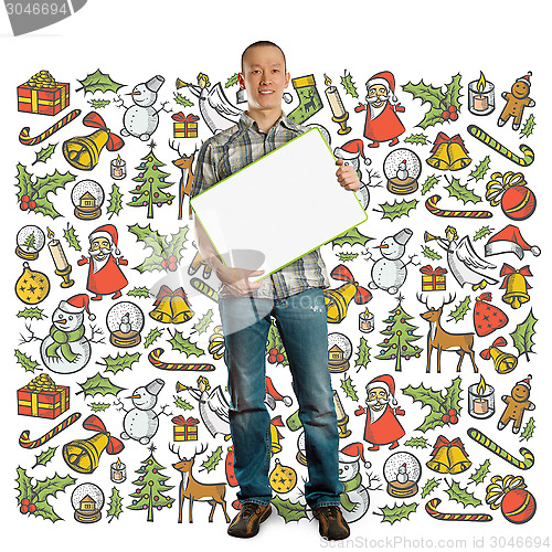 Image of Man Looking For Christmas Gifts