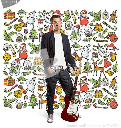 Image of Man Looking For Christmas Gifts