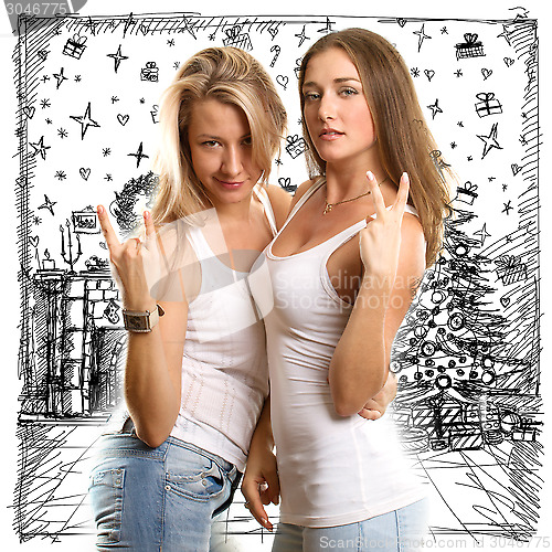 Image of Women Looking For Christmas Gifts