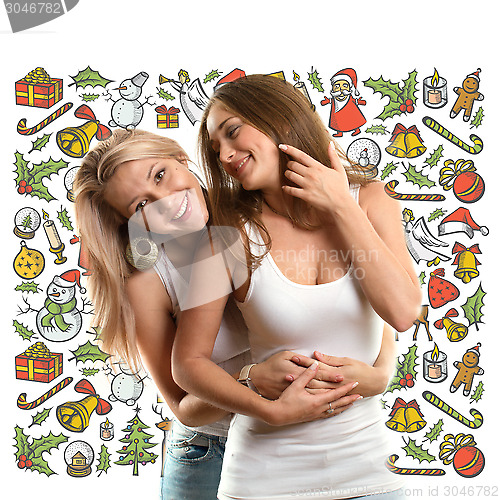 Image of Women Looking For Christmas Gifts