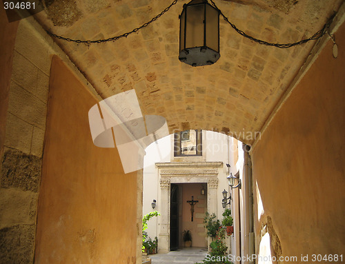 Image of Gateway to church, Chania, Crete